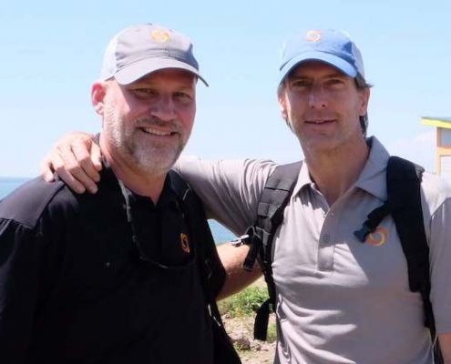 Eric Domescik and Trey Jarrard in Kenya